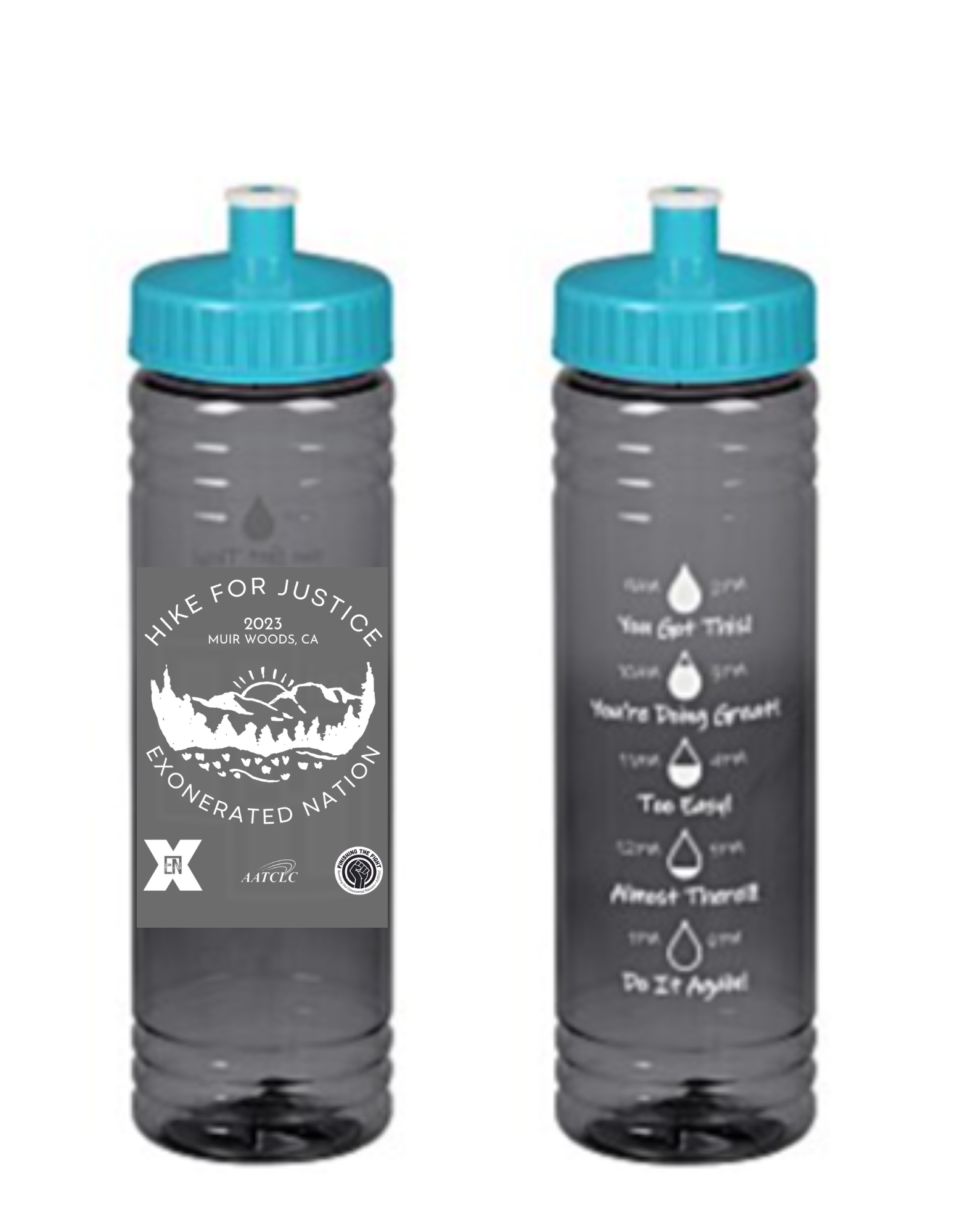 Commemorative 2023 Hike for Justice Water Bottle
