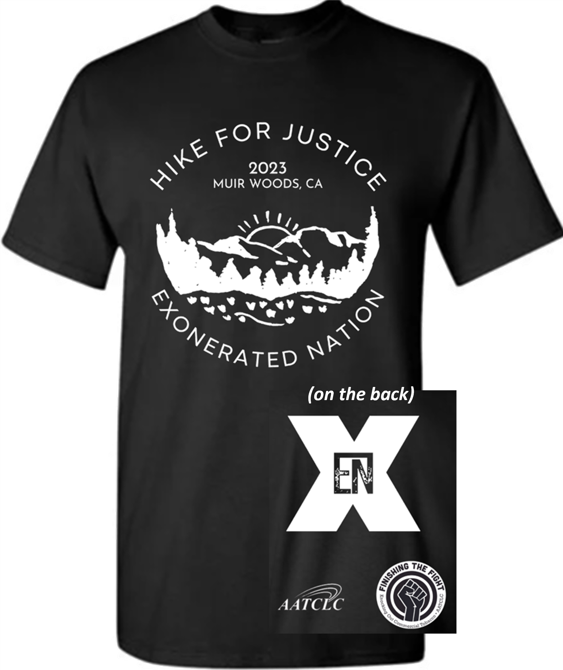 Commemorative 2023 Hike for Justice T-Shirt 3XL